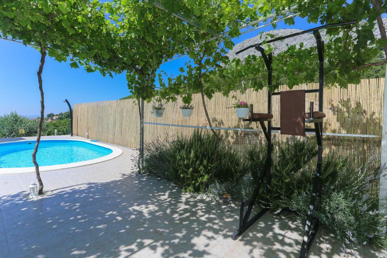 Rupotina With A Large Yard, Pool And A Beautiful View * Solin